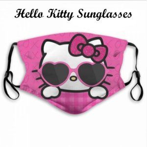 Hello Kitty Sunglasses Mask Dbl. Layer w/2Filters